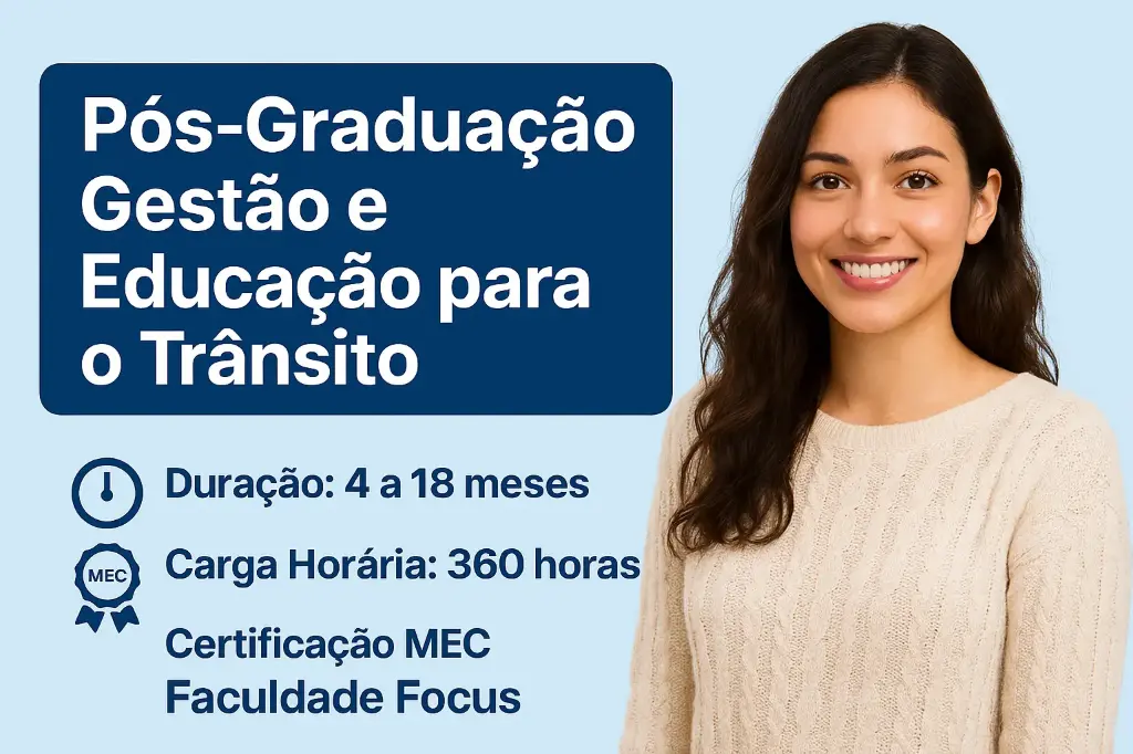 Pós-Graduação | Gestão e educação para o trânsito