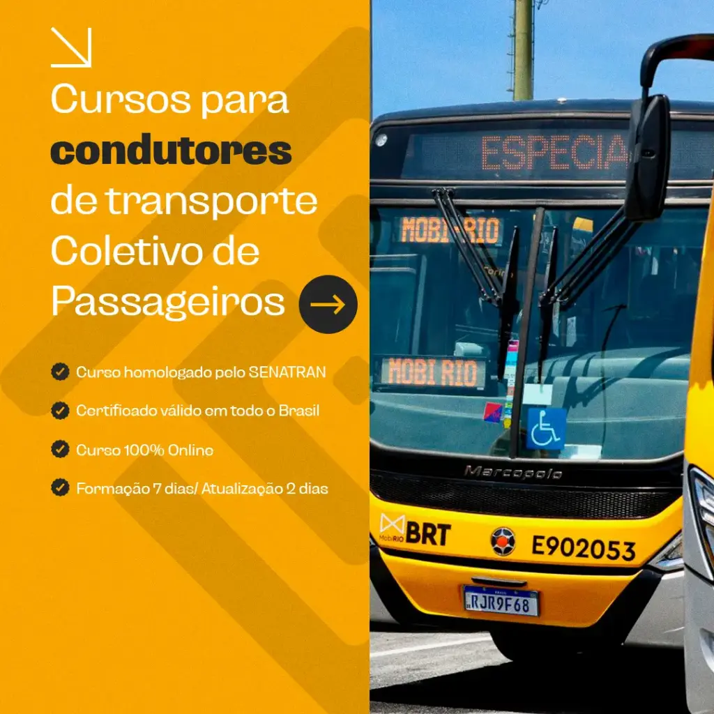 ATUALIZAÇÃO: Condutores de Veículos de Transporte Coletivo de Passageiros