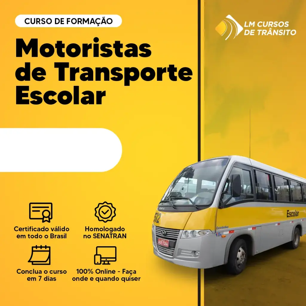 Curso de Formação para Condutores de Veículo de Transporte Coletivo de Passageiros